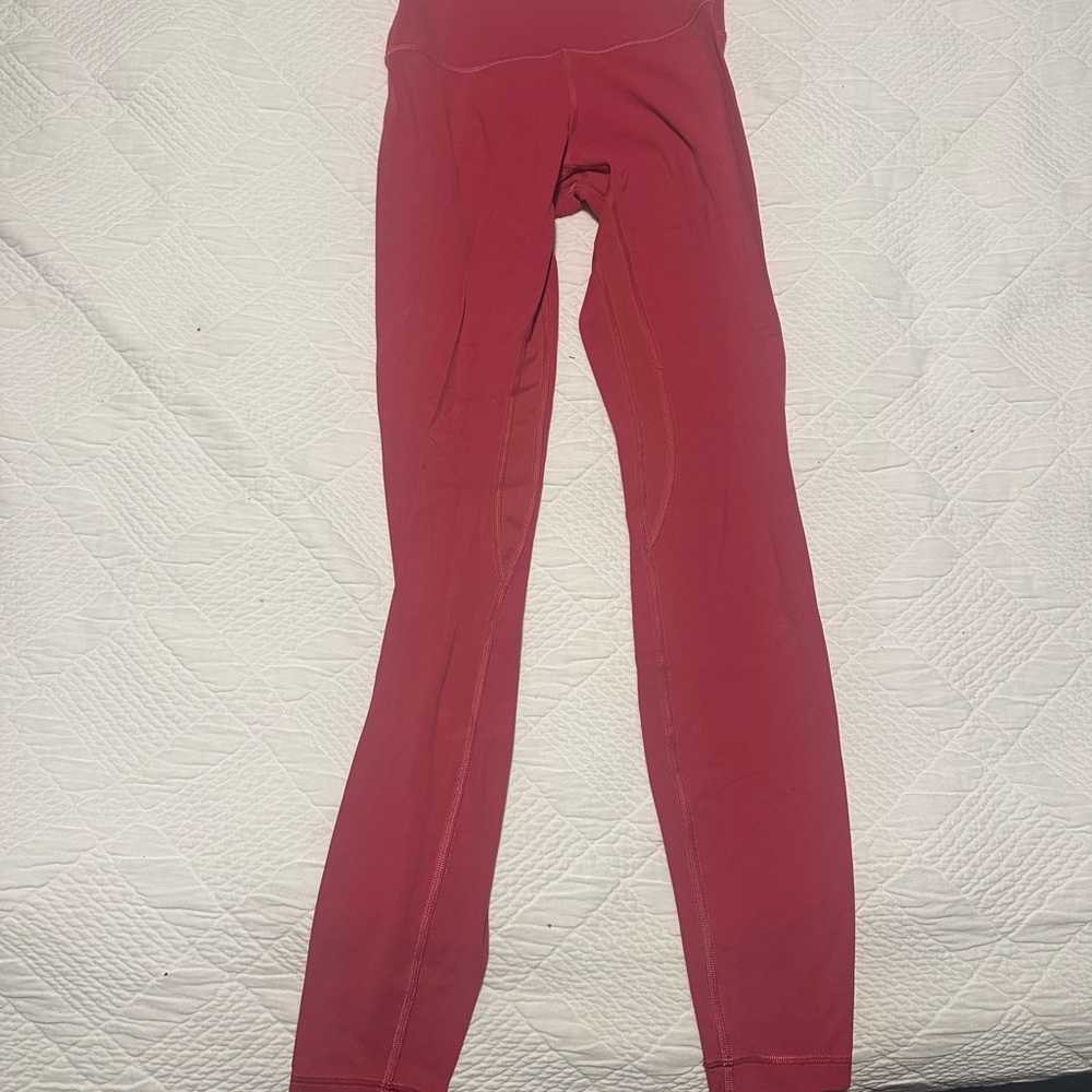 lululemon athletica Women's Maroon/Red Leggings
